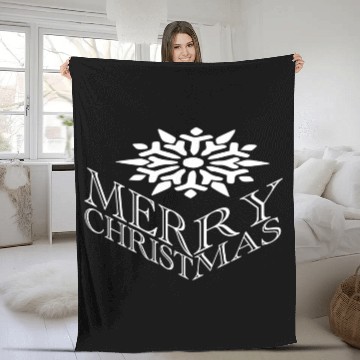 Discover Christmas with Snowflake Fleece Blankets
