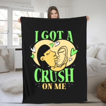 Discover I Got A Crush On Me Positive Myself Self Love Fleece Blankets