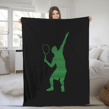 Discover tennis Fleece Blankets