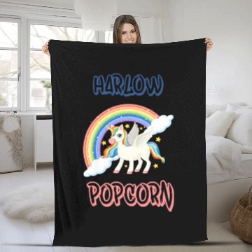Discover Harlow And Popcorn Merch Popcorn The Pony Fleece Blankets