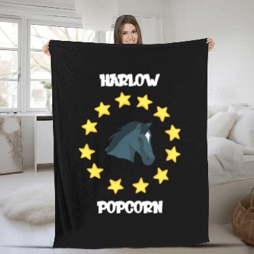 Discover Harlow And Popcorn Merch Popcorn The Pony Fleece Blankets