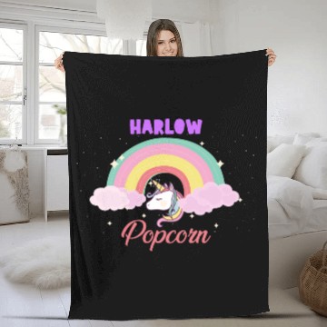 Discover Harlow and Popcorn Merch Popcorn the Pony Fleece Blankets