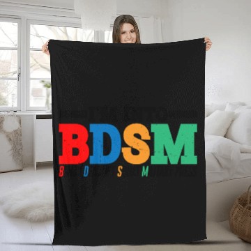 Discover Im Into BDSM Bench Squat Deadlift Military Press16 Fleece Blankets