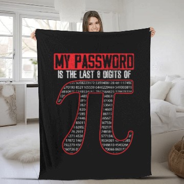 Discover Math Instructor Math Teacher Mathematician Pi Day Fleece Blankets