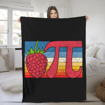 Discover Math Instructor Math Teacher Mathematician Pi Day Fleece Blankets