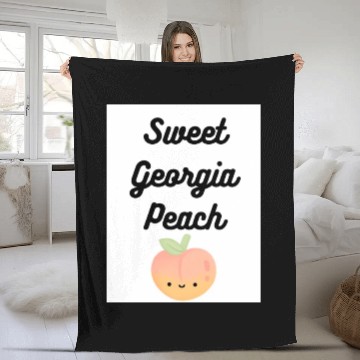 Discover Sweet Georgia Peach Fleece Blankets