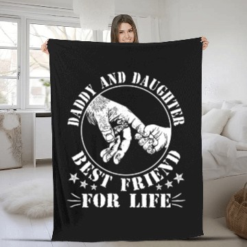 Discover Daddy and Daughter Best Friend For Life Fleece Blankets