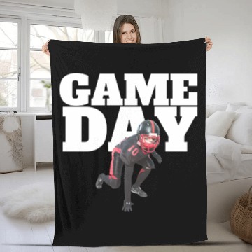 Discover Game Day , Football Fleece Blankets Sunday Funday Fleece Blankets
