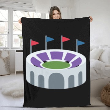 Discover football Fleece Blankets
