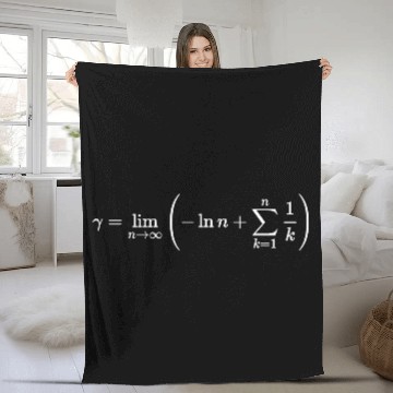 Discover euler constant, calculus and math Fleece Blankets