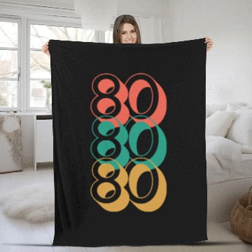Discover Retro 80s Fleece Blankets
