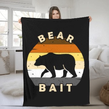 Discover Gay Bear Bait Pride - Subgroup LGBTQ Community Fleece Blankets