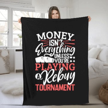 Discover Poker Casino Poker Player Gambling Roulette Fleece Blankets