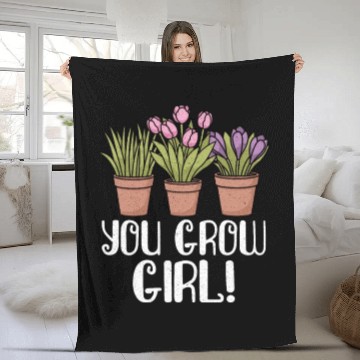 Discover Gardening Plants Gardener Plantation Nature Gift Fleece Blankets