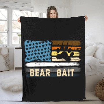 Discover Gay Bear Bait Pride - Subgroup LGBTQ Community Fleece Blankets