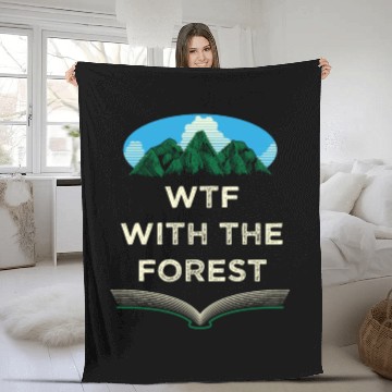 Discover With The Forest Camping Wildlife Camper Outdoor Na Fleece Blankets