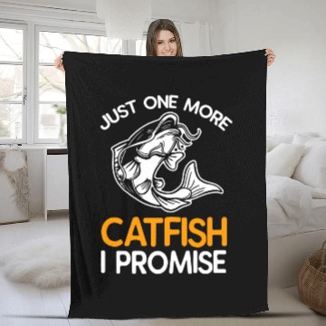 Discover catfish 10 Fleece Blankets
