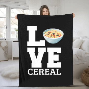 Discover Love Cereal Fleece Blankets