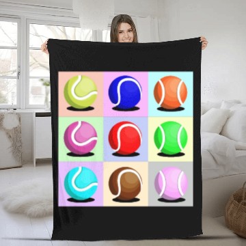 Discover Cadeau pour joueurs et joueuses de padel Fleece Blankets