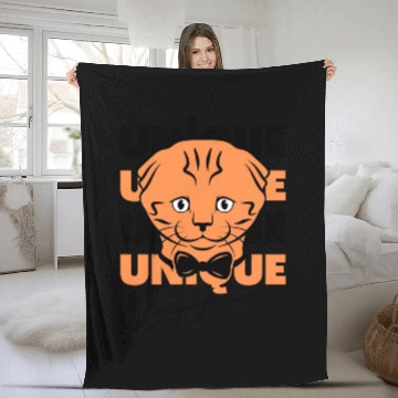 Discover Black and Brown Cute Unique Fleece Blankets