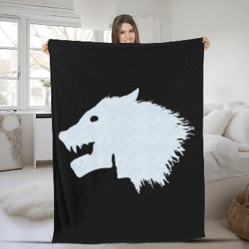 Discover Wolf Fleece Blankets