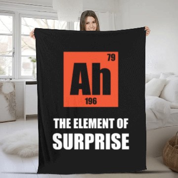 Discover Ah 196 79 the element of surprise Fleece Blankets