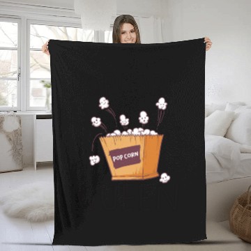 Discover Movie Watching Cinema Popcorn Binge Watching Fleece Blankets