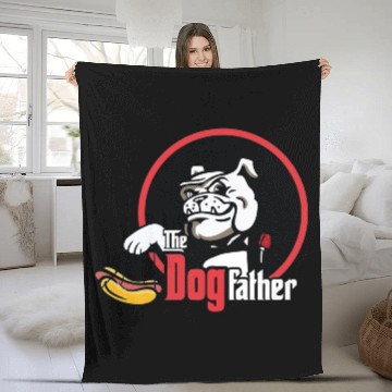 Discover The Dogfather Fleece Blankets