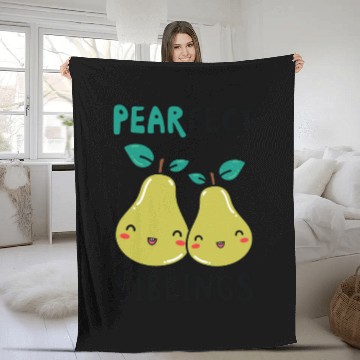 Discover Siblings Pear Fruit Big Brother Sister Goals Fleece Blankets