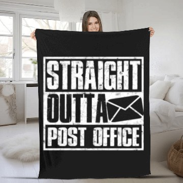 Discover Mail Men Mail Carrier Postal Worker Postman Fleece Blankets