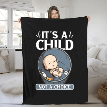 Discover Anti Abortion Conservative Pro Life Sign Gift Fleece Blankets