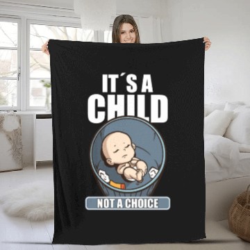 Discover Anti Abortion Conservative Pro Life Sign Gift Fleece Blankets