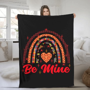 Discover Be Mine, Valentine's Day Fleece Blankets