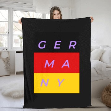 Discover Germany Fleece Blankets