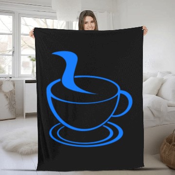 Discover Coffee  moon  night  morning  evening  Fleece Blankets
