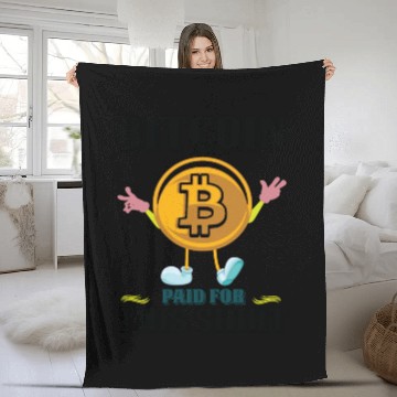 Discover Bitcoin Paid for This Fleece Blankets