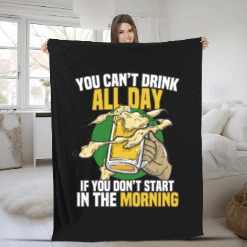 Discover st.patricks, drinking, irish, four, leaf, clover, Fleece Blankets