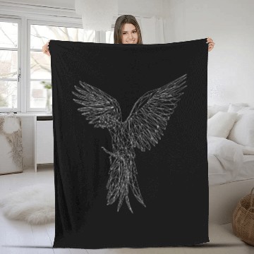 Discover African Grey Parrot Fleece Blankets Bird Parakeet Fleece Blankets