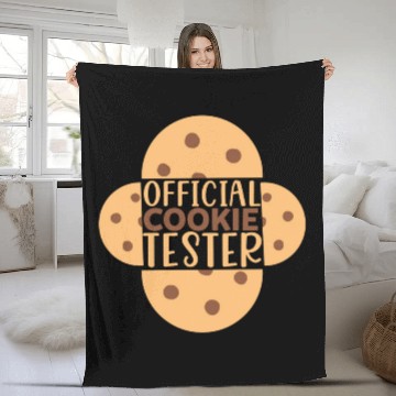 Discover Official Cookie Tester Fleece Blankets