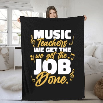 Discover Music Teacher music nout Fleece Blankets
