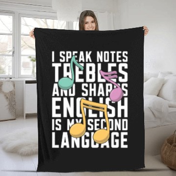 Discover Music Teacher Fleece Blankets