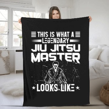 Discover Jujutsu legendary jiu jitsu master martial arts Fleece Blankets