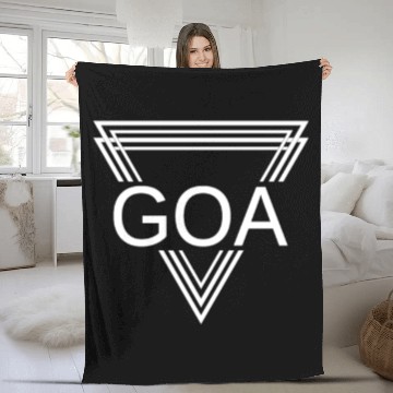 Discover GOA Techno House Party EDM Festival Electro Rave Fleece Blankets