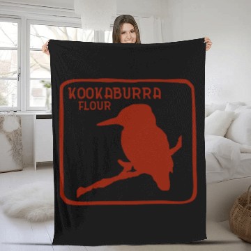 Discover Kookaburra Dingo Flour Australian Souvenir Fleece Blankets