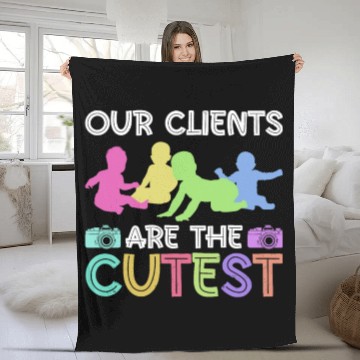 Discover Our Clients Are The Cutest - Newborn Photographer Fleece Blankets