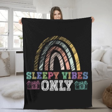 Discover Sleepy Vibes Only - Newborn Photographer Fleece Blankets