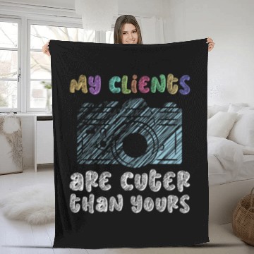 Discover My Clients Are Cuter Than Yours - Newborn Fleece Blankets