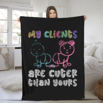 Discover My Clients Are Cuter Than Yours - Newborn Fleece Blankets