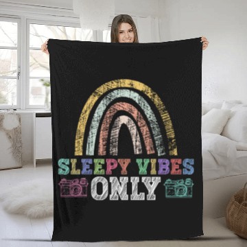 Discover Sleepy Vibes Only - Newborn Photographer Fleece Blankets