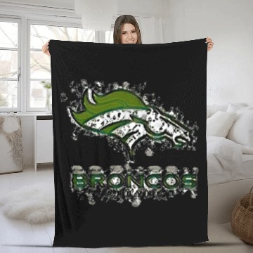 Discover Broncos Fleece Blankets
